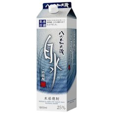 画像1: 米焼酎　白水25度1800mlパック「キリンビール」」 (1)